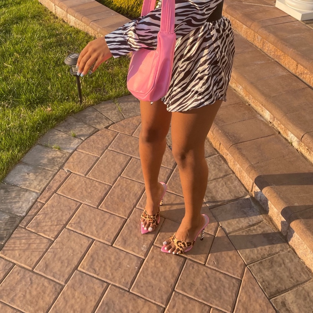 Zebra Print/Leopard Print Heels. - image 3